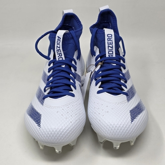 adidas Adizero Impact Football Cleats Mens Size 9 White Shoes IF2478 New main image 8